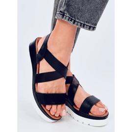 Caden Black wedge sandals 2 Caden Black wedge sandals 2