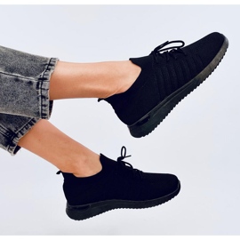 Sharpe Black sock sports shoes 2