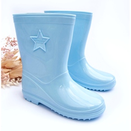 Children's rubber galoshes light blue 3