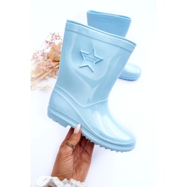 Children's rubber galoshes light blue 2
