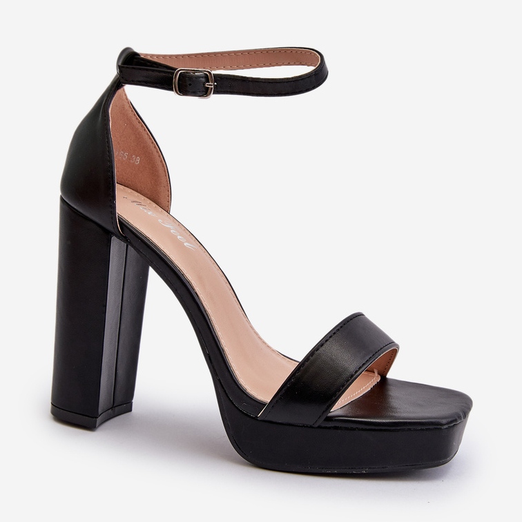 Black Trewenna High Heel Sandals 1 Black Trewenna High Heel Sandals 1