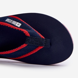 Big Star Men's Flip-Flops NN174623 Navy Blue 1
