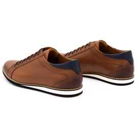 Olivier Men's leather shoes 7008KB brown 4