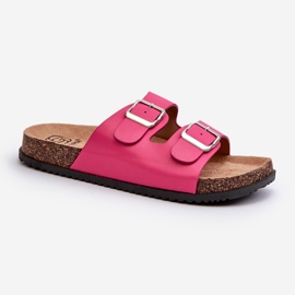 Women's Flip-flops With Buckles Fuchsia Oliena pink 2