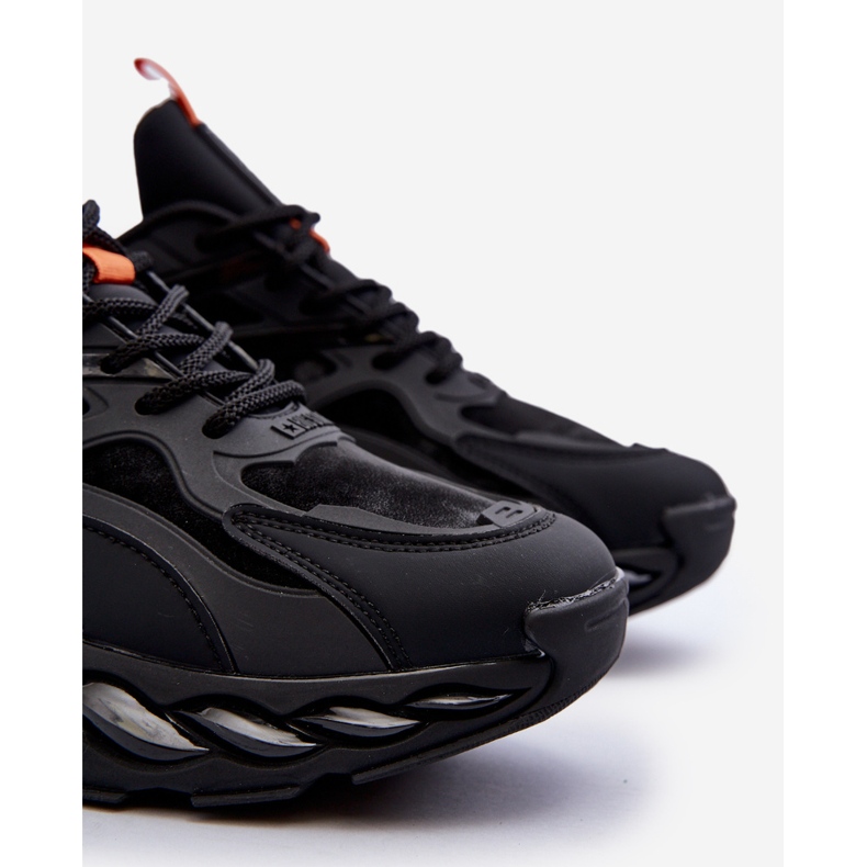 Men's Sneakers HI-POLY System Big Star Sports Shoes NN174382 Black 1