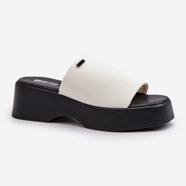 Women's flip-flops Big Star NN274022 White 1