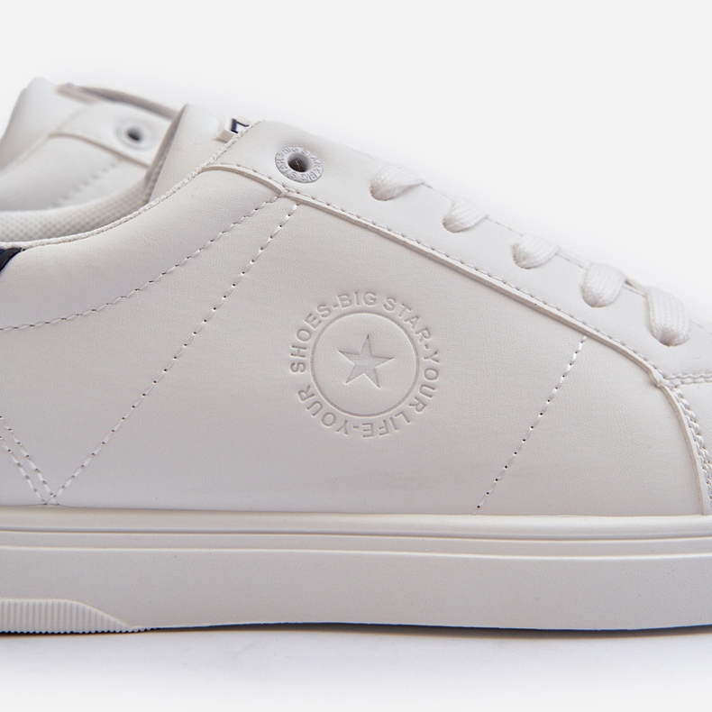 Men's Low Sneakers Eco Leather Big Star NN174282 White 2
