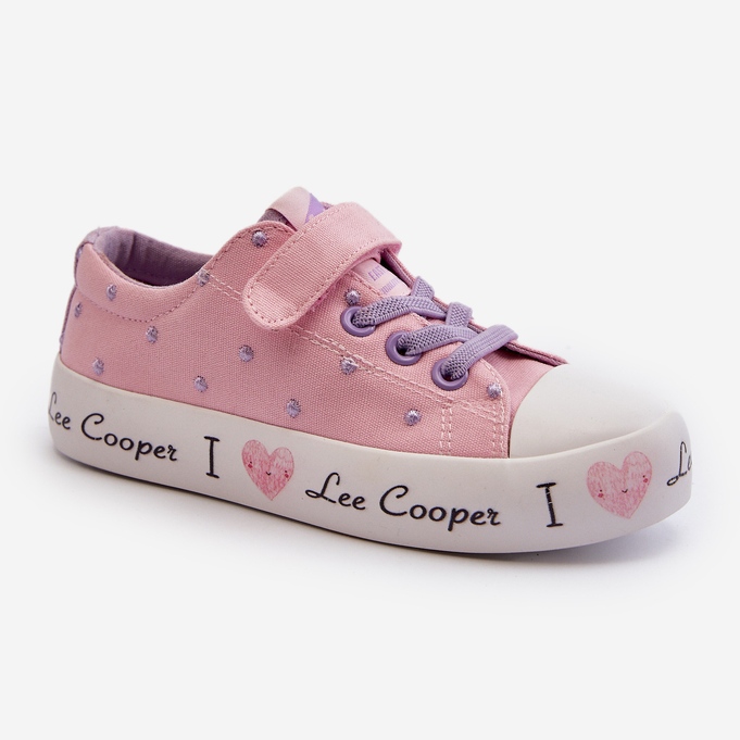 Girls' sneakers Lee Cooper LCW-24-02-2160 Pink 1 Girls' sneakers Lee Cooper LCW-24-02-2160 Pink 1