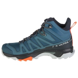 Salomon X Ultra 4 Mid Gtx M 473526 shoes blue 1