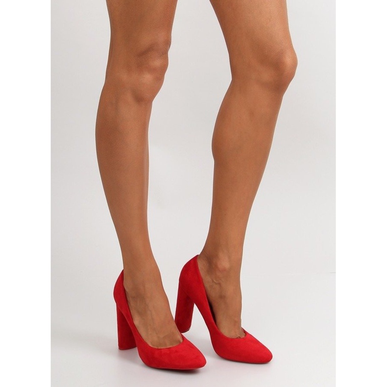 Pumps on an oval post le027p Red 1