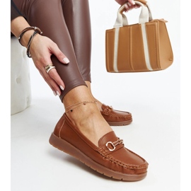 Anisah brown buckle moccasins 1 Anisah brown buckle moccasins 1