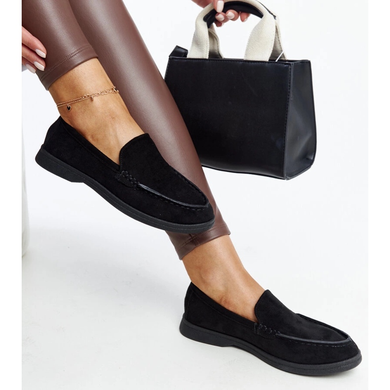 Black suede Rumay shoes 1