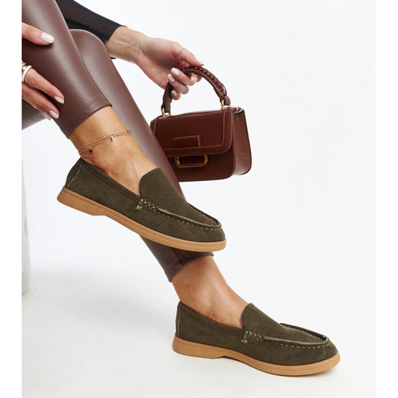 Dark green suede shoes from Rumay 1