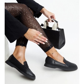 Black classic Nawrah moccasins 1 Black classic Nawrah moccasins 1