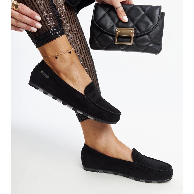 Nafisah black suede loafers 1 Nafisah black suede loafers 1