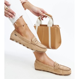 Nafisah brown suede loafers 1