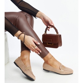 Brown moccasins with Namal decoration 2