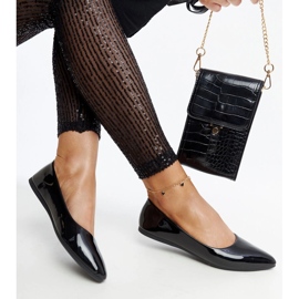 Black patent ballet flats by Brankica 1