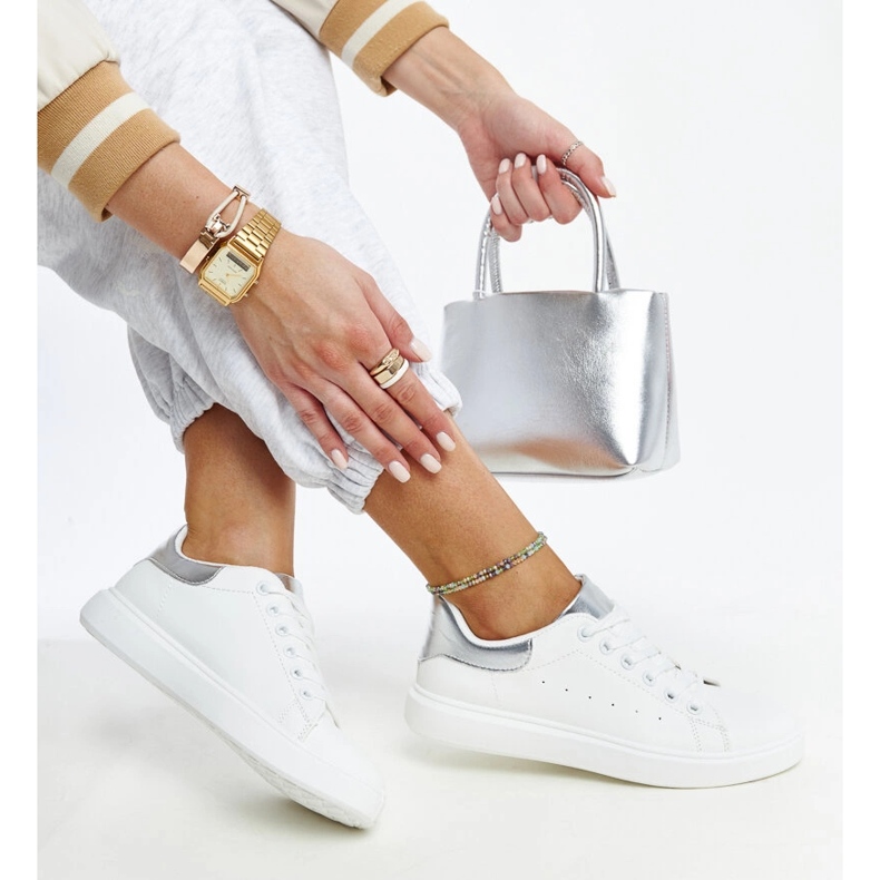 White Ariam platform sneakers 1