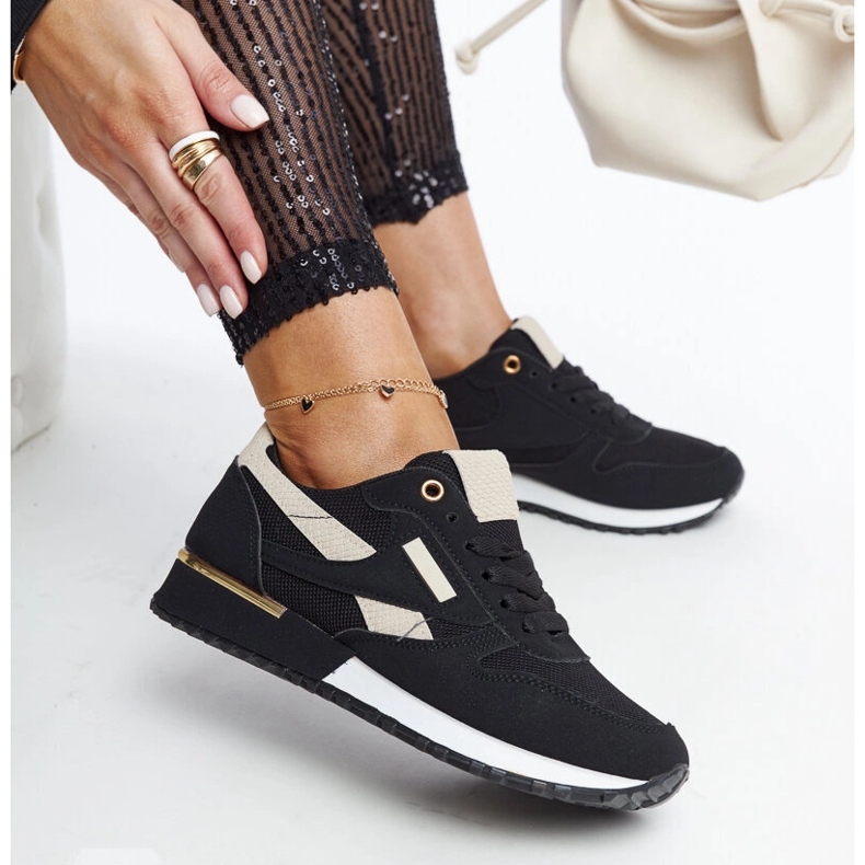 Black Rosilda platform sneakers 1