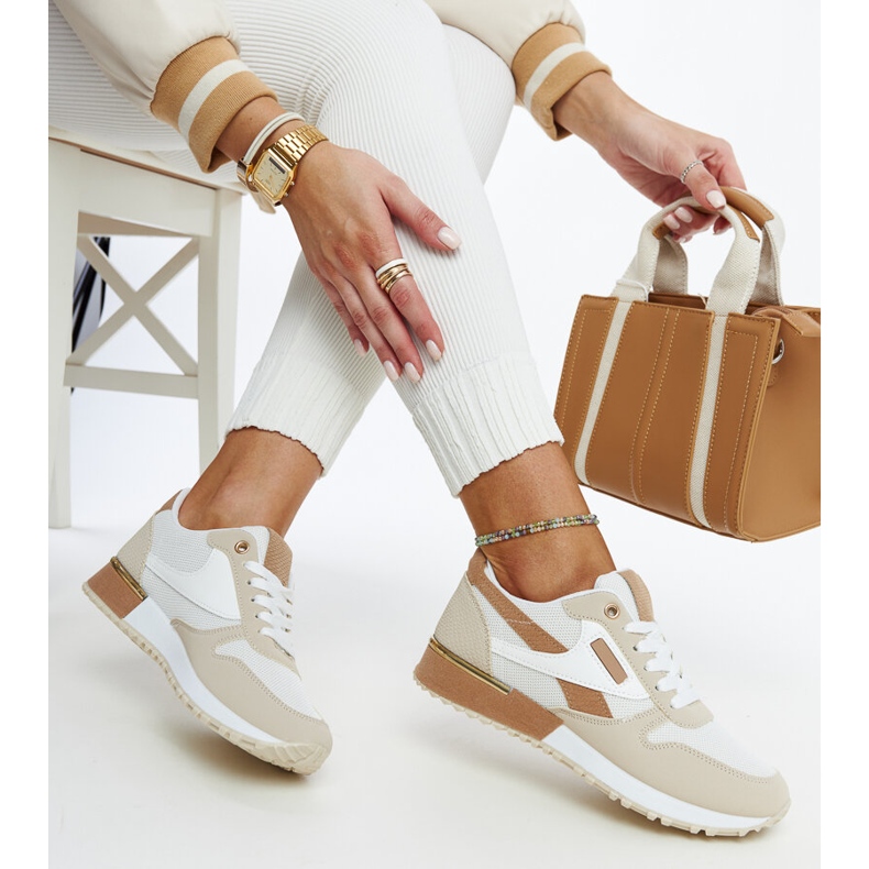 Beige platform sneakers Rosilda 1 Beige platform sneakers Rosilda 1