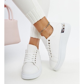 White Meriana sports shoes 2