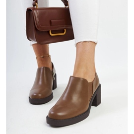 Brown Lavia high-heeled shoes 1