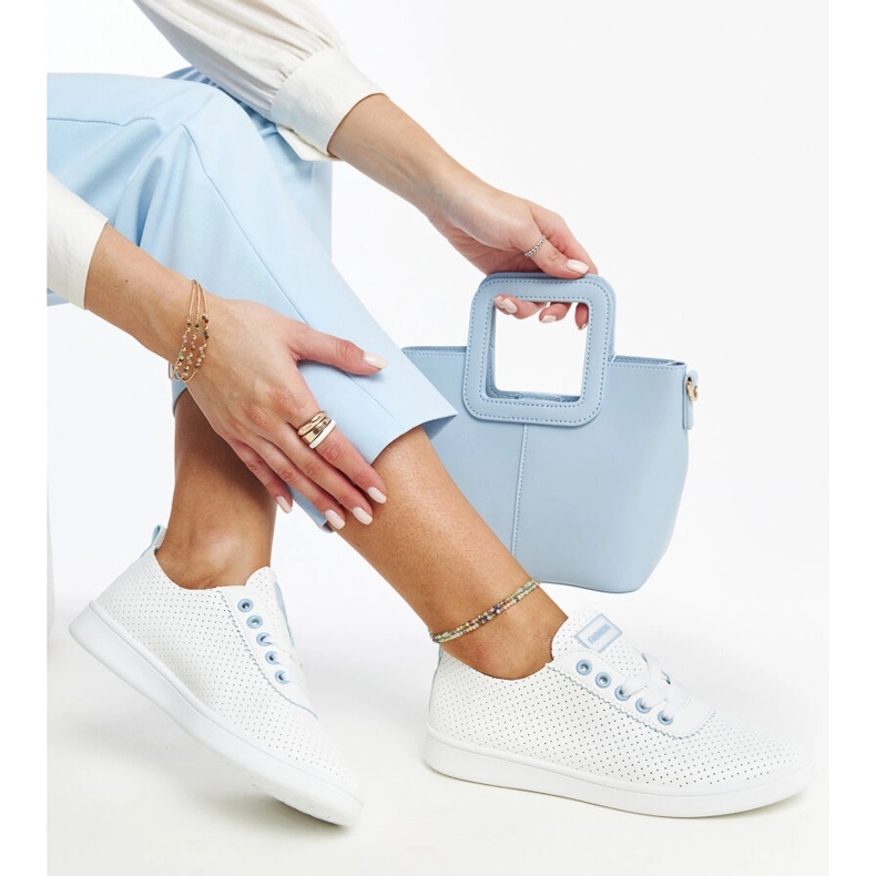 Yusra white eco-leather sneakers 1 Yusra white eco-leather sneakers 1