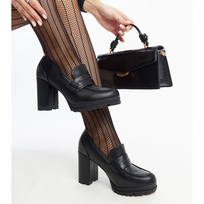 Black Sauda high-heeled shoes 2