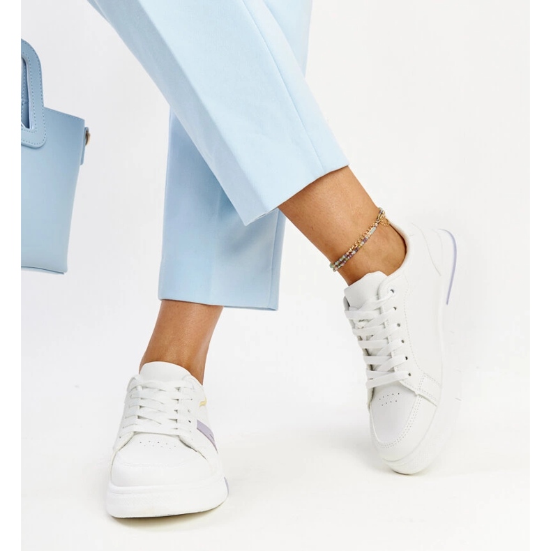 White sneakers with Zorica color 1