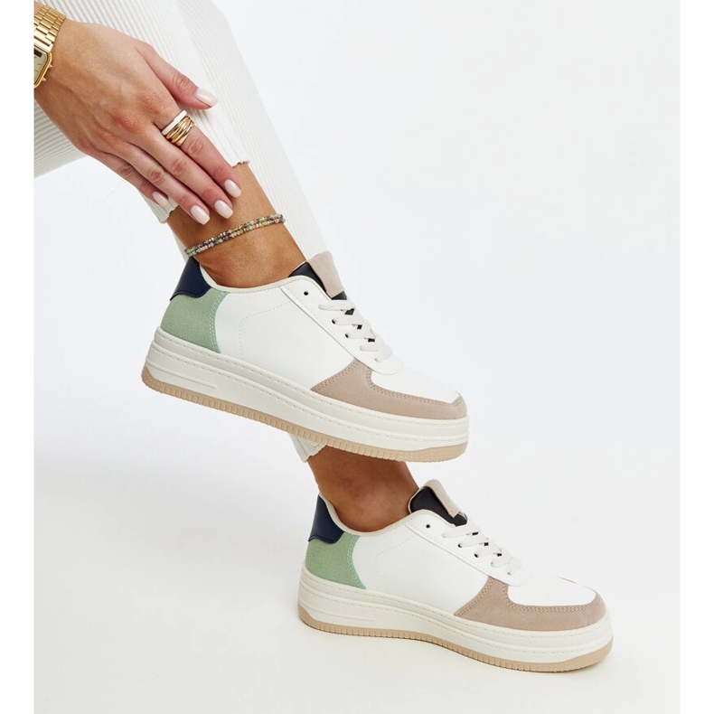 Multicolored sneakers on the Cvita platform 1