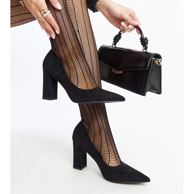 Black Leea high heel pumps 1