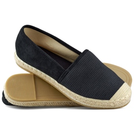 Black classic women's espadrilles 1