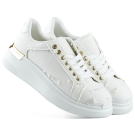 Women's fashion sports shoes, fashionable beige sports shoes for spring 1