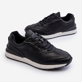 Men's Leather Sneakers Big Star NN174287 Black 1