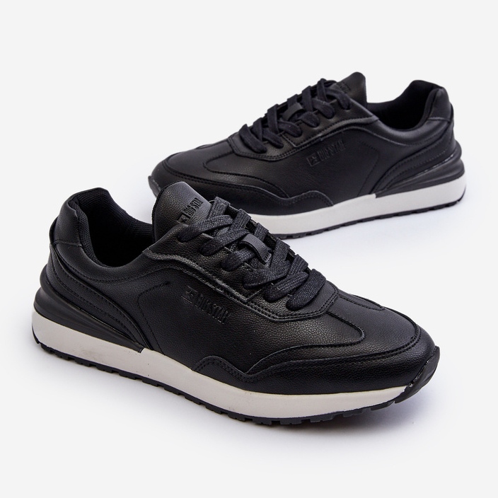 Men's Leather Sneakers Big Star NN174287 Black 1