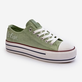 Women's Sneakers With a Thick Sole Lee Cooper LCW-24-31-2217 Green 1 Women's Sneakers With a Thick Sole Lee Cooper LCW-24-31-2217 Green 1