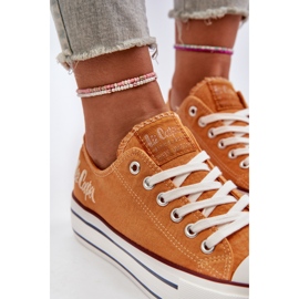 Women's Sneakers With a Thick Sole Lee Cooper LCW-24-31-2216 Orange 1