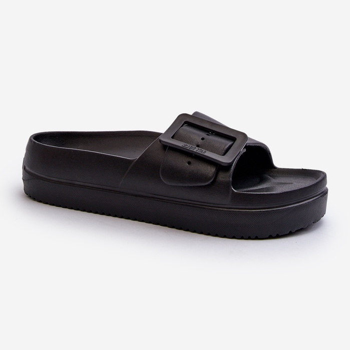 Women's Foam Flip-flops On The Platform With Buckle Big Star NN274A662 Black 1