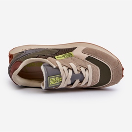 Sports Shoes Men's Sneakers Memory Foam System Big Star NN174345 Khaki green 2