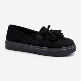 Women's Espadrilles with Fringes Black Elorvia 2