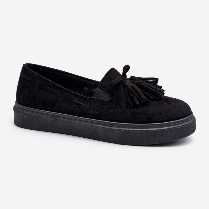 Women's Espadrilles with Fringes Black Elorvia 2
