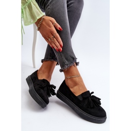 Women's Espadrilles with Fringes Black Elorvia 1