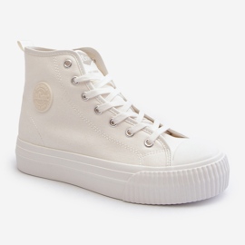 Women's High Top Sneakers Lee Cooper LCW-24-02-2132 White 2 Women's High Top Sneakers Lee Cooper LCW-24-02-2132 White 2