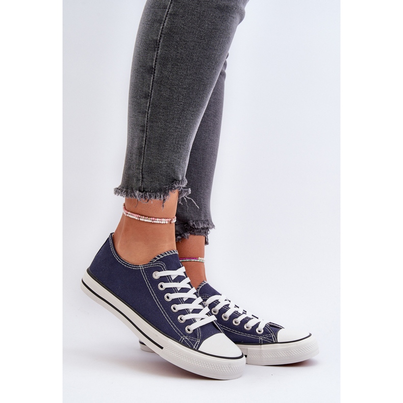 Women's Classic Low Sneakers Navy Blue Caelira 2 Women's Classic Low Sneakers Navy Blue Caelira 2