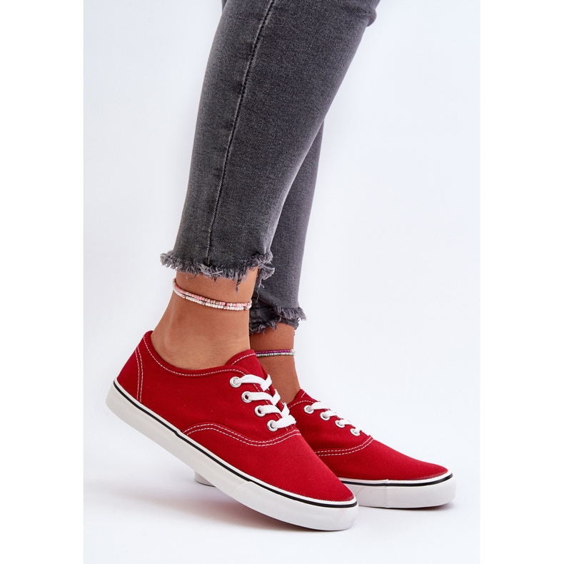 Classic Red Olvali Women's Sneakers 2