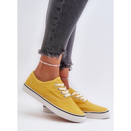 Women's Classic Yellow Sneakers Sneakers Olvali 2