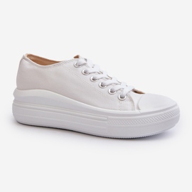 Women's Sneakers on a Massive Platform, White Amyete 1