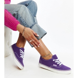 Purple classic Erla sneakers 1