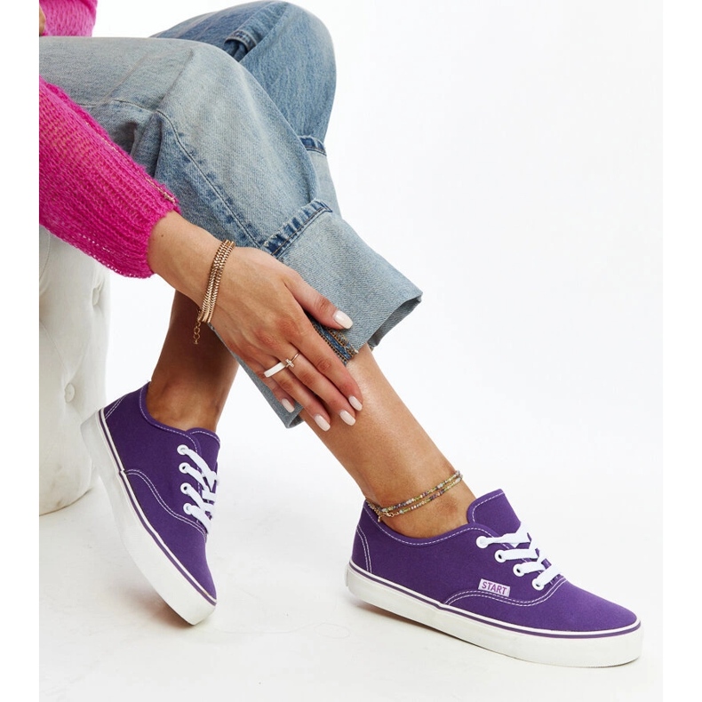 Purple classic Erla sneakers 1